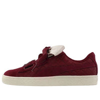 (WMNS) PUMA Suede Heart Quilt 'Cordovan' 365462-01