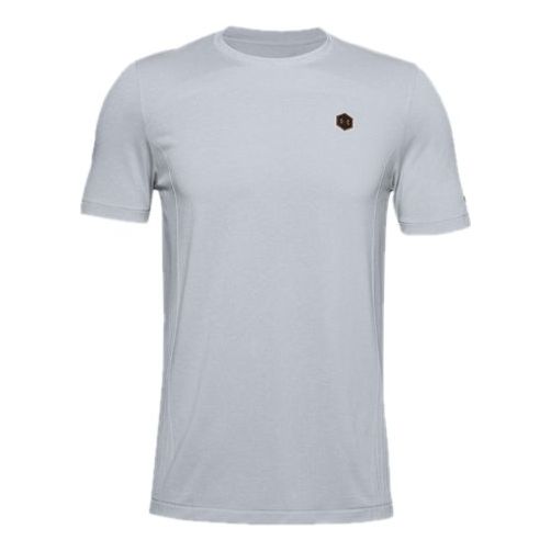 Under Armour RUSH Seamless Fitted T-shirt 'Grey' 1351448-014