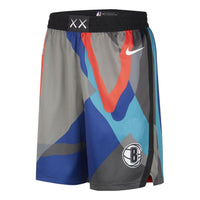 Nike Dri-FIT x Kaws Brooklyn Nets 2023/24 City Edition NBA Swingman Shorts 'Multi-Color' DX8694-010