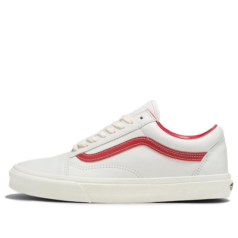 Vans Old Skool Vintage Leather 'Cream White Red' VN000CP5BDU