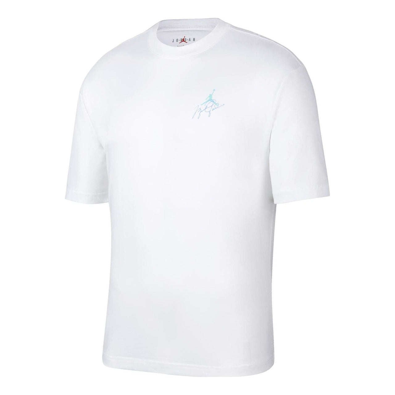 Men's Nike Logo Printing Casual Round Neck Short Sleeve White T-Shirt DZ4055-100