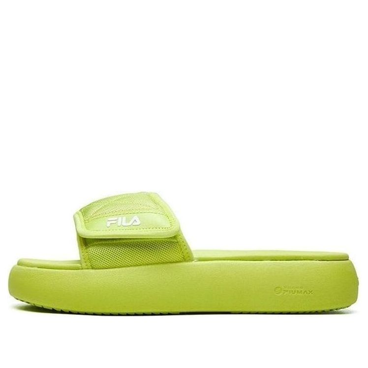 (WMNS) Fila Fusion Slide 'Volt Green' T12W125501FLD