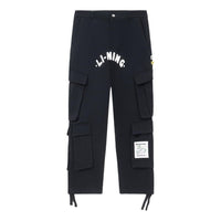 Li-Ning x Steven Harrington Graphic Cargo Pants 'Black' AKXR609-2