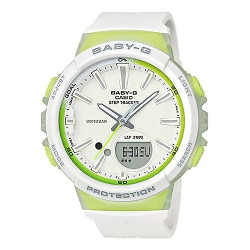 CASIO Baby-G 'White Green' BGS-100-7A2