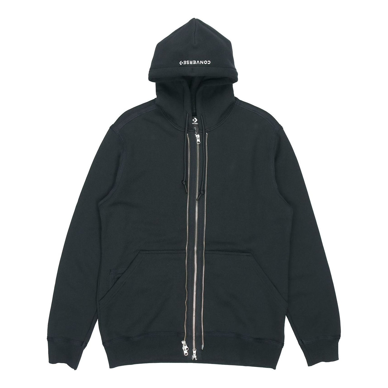Converse All-zipper Hooded Jacket Men Black 10019463-A01