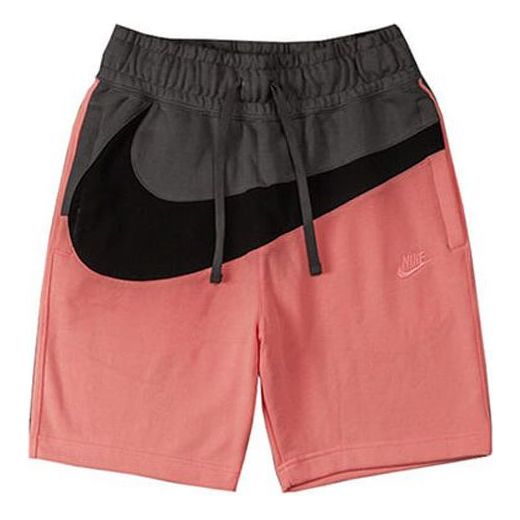 Nike Big Swoosh Large Casual Sports Shorts Pink AR3162-668