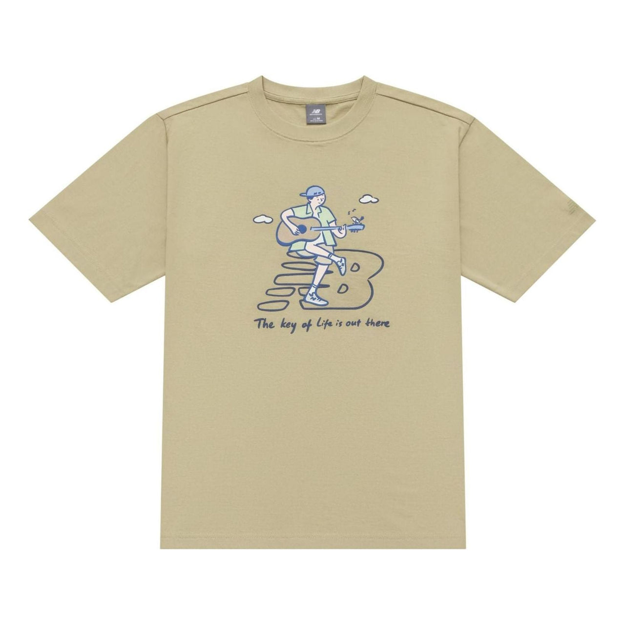 New Balance x PK Guitar Graphic T-Shirt 'Light Brown' NEE26021-LB