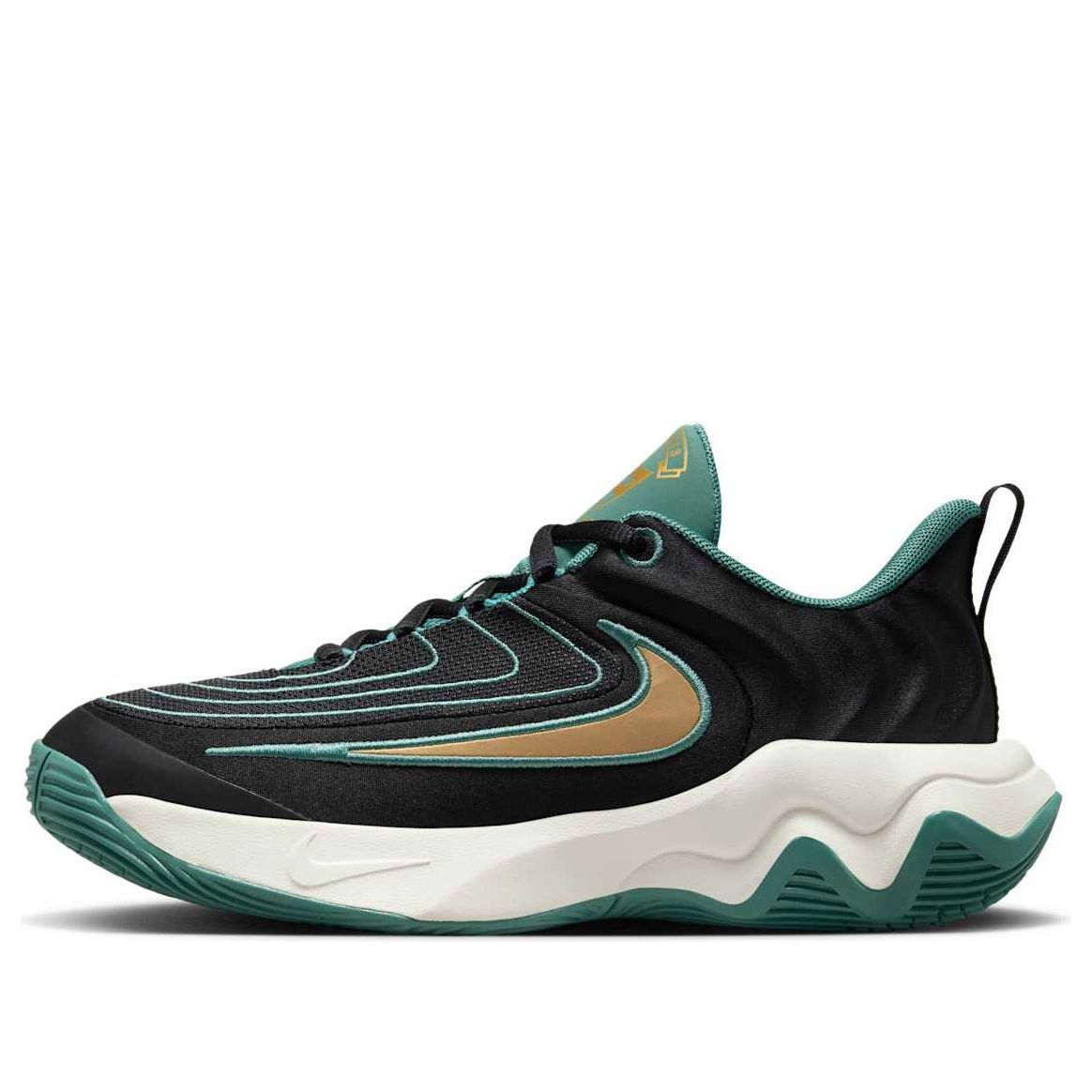 (GS) Nike Giannis Immortality 4 'Black Bicoastal Pale Ivory Metallic Gold' HV9127-001