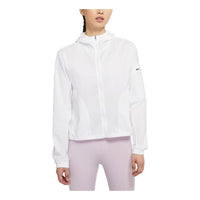 (WMNS) Nike Small Label Solid Color Hooded Jacket White DH1991-100