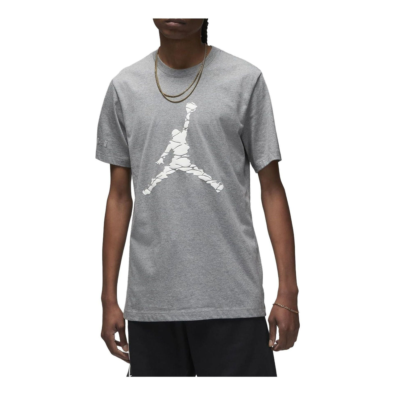 Air Jordan Essential Short Sleeve Crew 3 T-Shirt 'Carbon Heather' DX9582-091