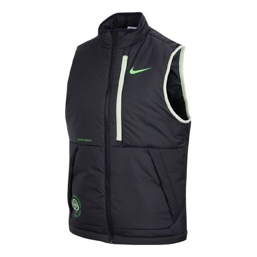 Nike Back Large Logo Stay Warm Casual Sleeveless vest Black DO6940-010