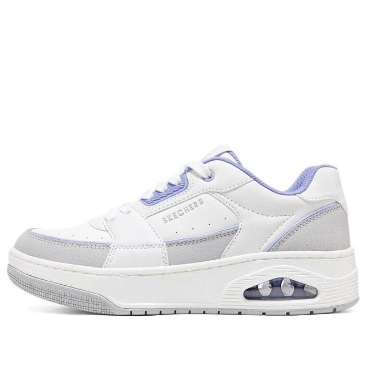 (WMNS) Skechers Uno Court - Courted Style Shoes 'White Grey Blue' 177710-WLV