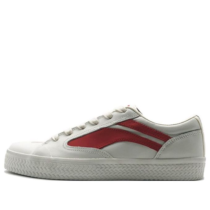 (WMNS) Li-Ning Wave Vintage 'White Red' AGCP384-2