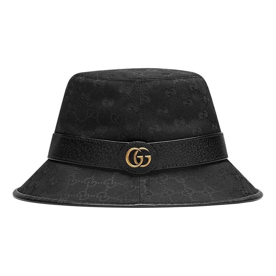 (WMNS) Gucci GG Canvas Bucket Hat With Double G 'Black' 576587-4HG53-1060