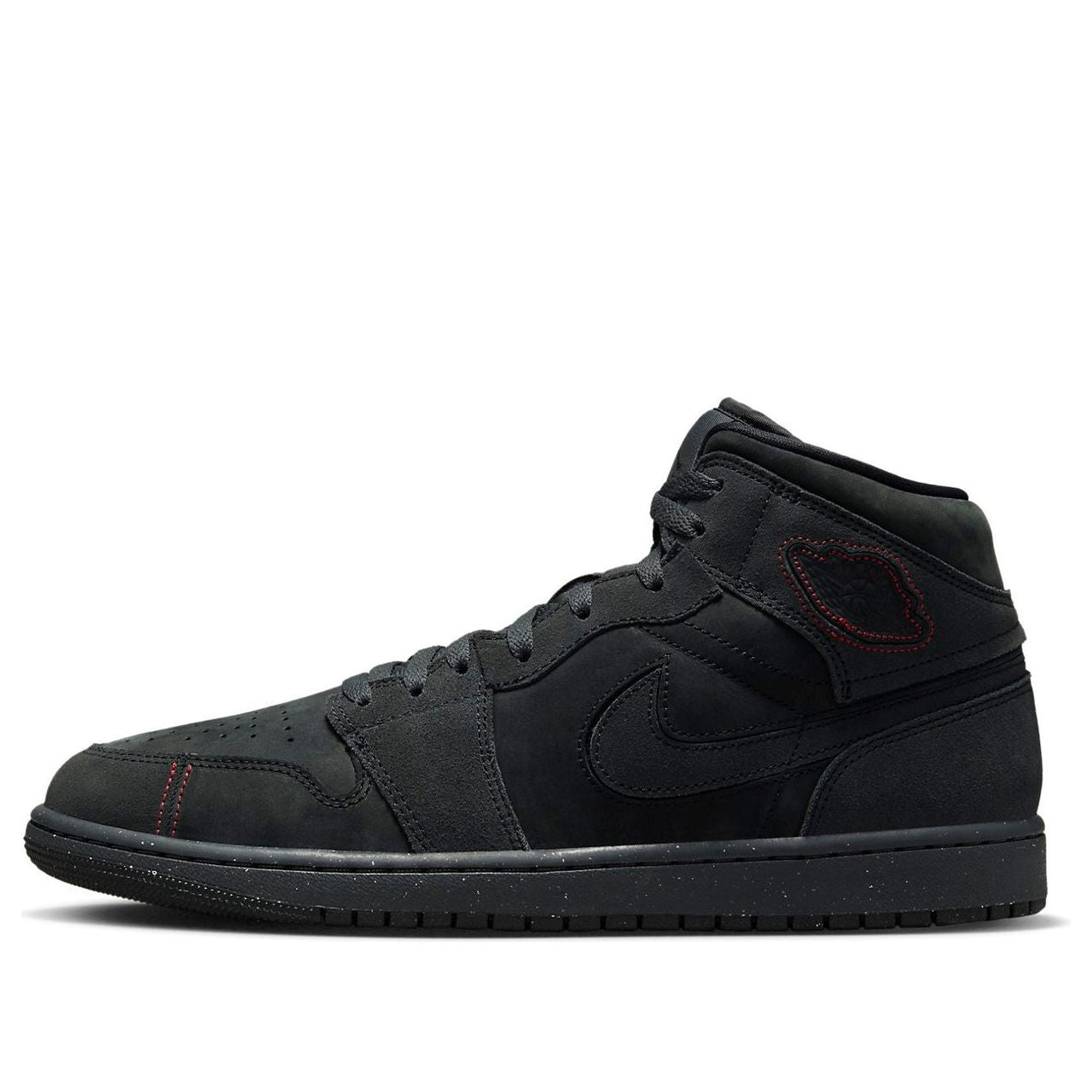 Air Jordan 1 Mid SE Craft 'Dark Smoke Red' FD8634-001