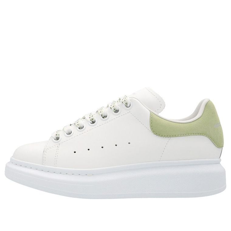 (WMNS) Alexander McQueen Oversize Sole Shoes 'White Lime Green' 719412WHGP78966