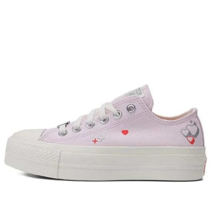 (WMNS) Converse Chuck Taylor All Star Lift Platform Y2K Heart Low Top 'Pale Pink' A09115C