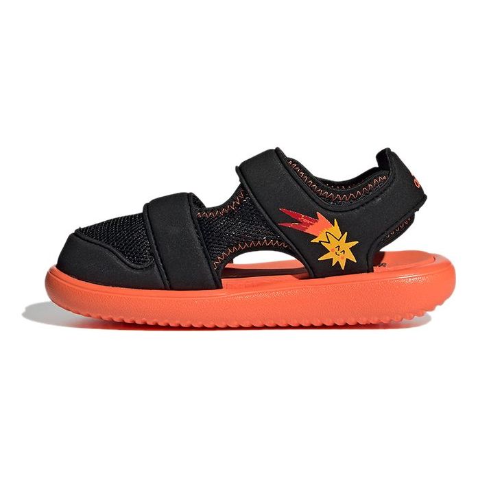 (PS) adidas Water Sandal Ct C Minimalistic Casual Black Orange Sandals 'Black Orange' GX2473