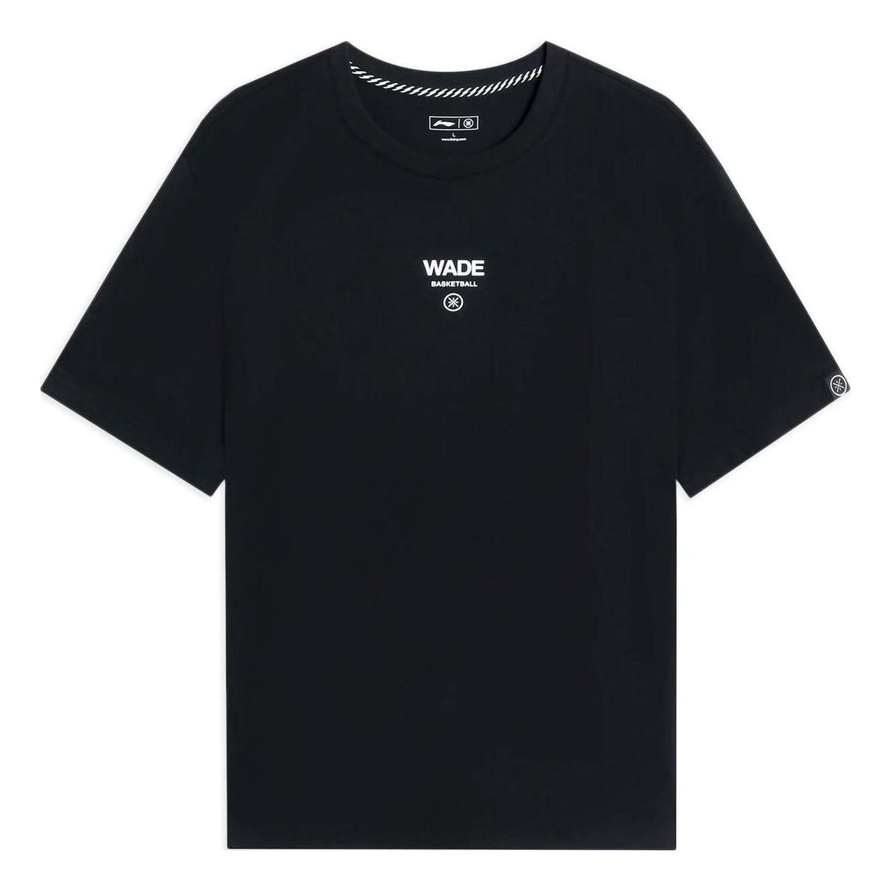 Li-Ning Way Of Wade Graphic Basketball T-shirt 'Black' ATSS809-1