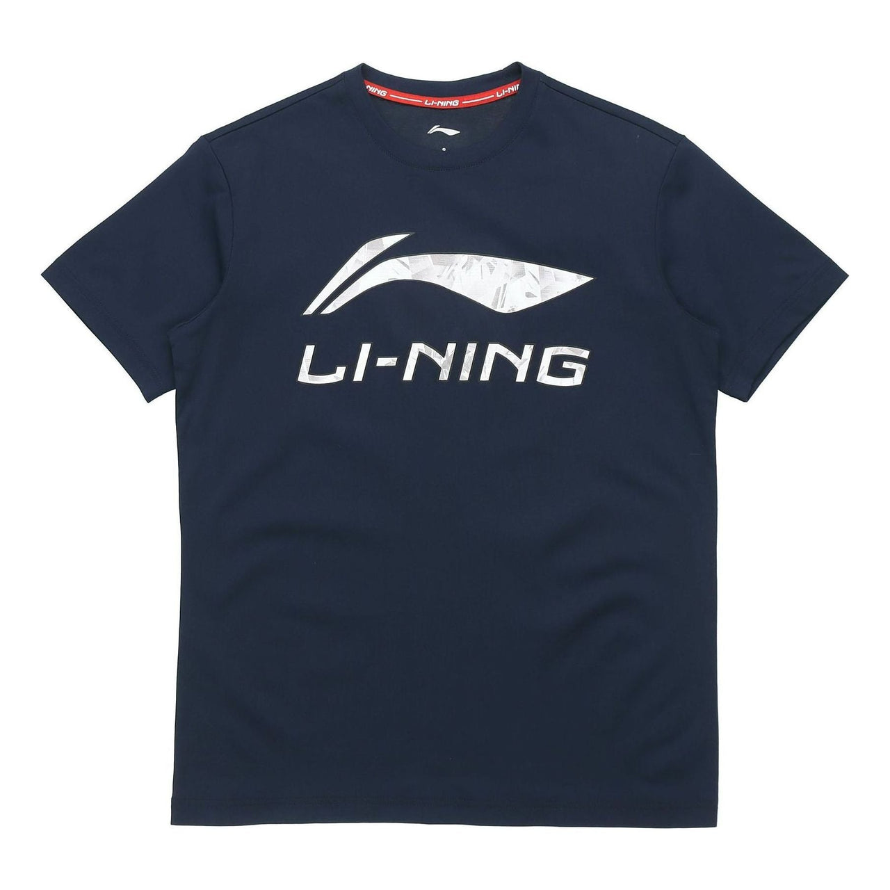Li-Ning Silver Logo Casual Short Sleeve 'Blue' AHSP495-3
