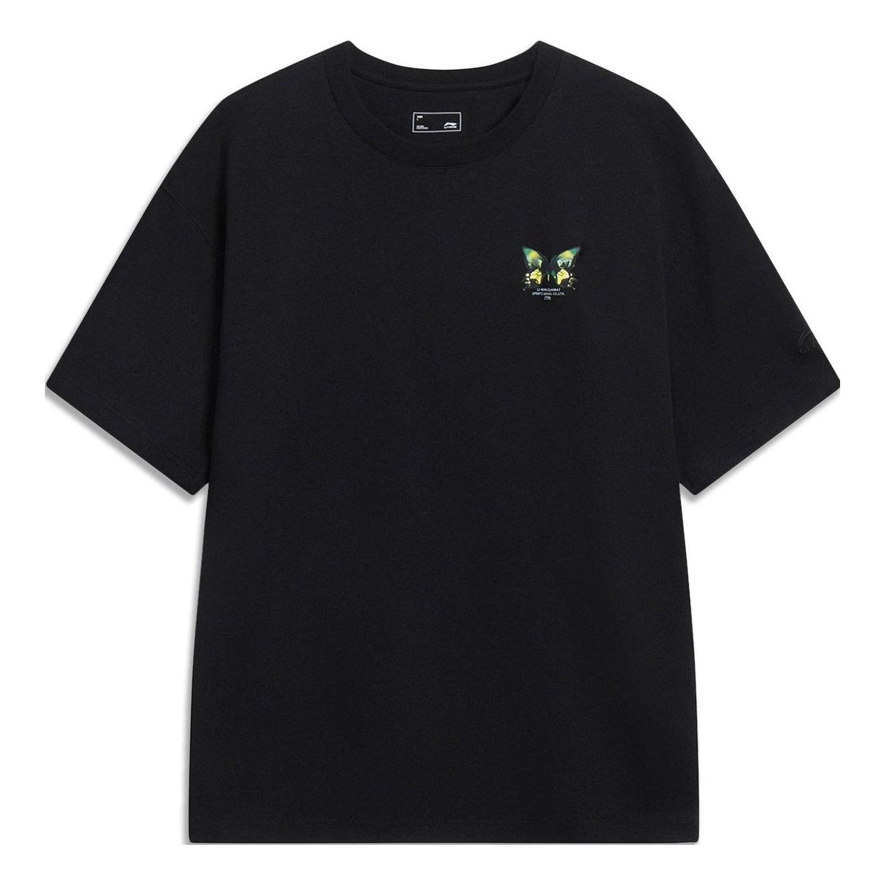 Li-Ning Butterfly Graphic T-shirt 'Black' AHST205-3