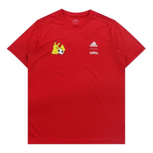 adidas x Pokmon Crossover Training Sports Short Sleeve Red GN3001