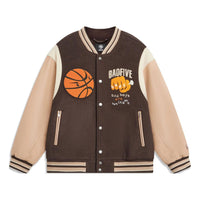 Li-Ning BadFive Baseball Jacket 'Brown' AJMT089-1