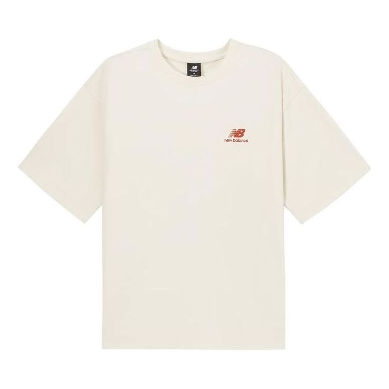 New Balance Cartoon Logo T-shirt 'White' AMT32363-CIC