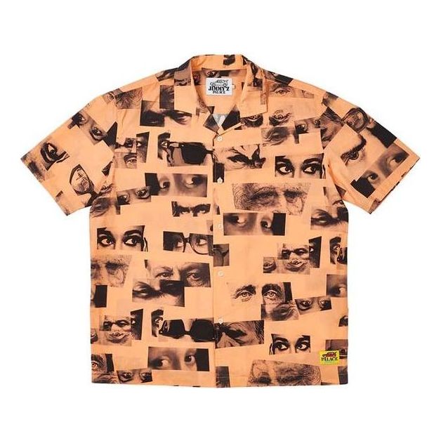 Palace Jimmy Shirt Peach Polo Shirt 'Brown' P22JZSHT001
