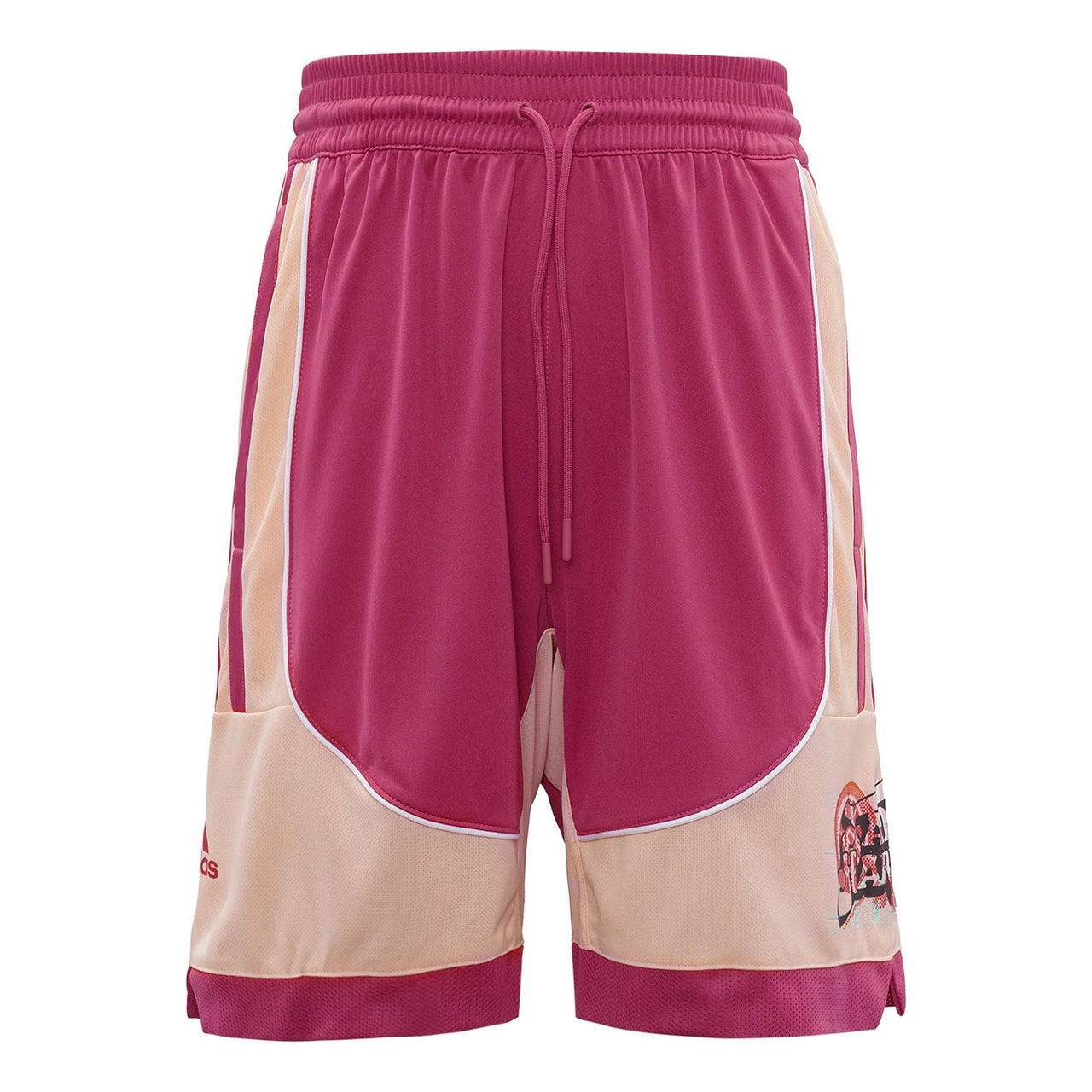 adidas Men's Hdn Avatar C365 Basketball Shorts Pink GP5221