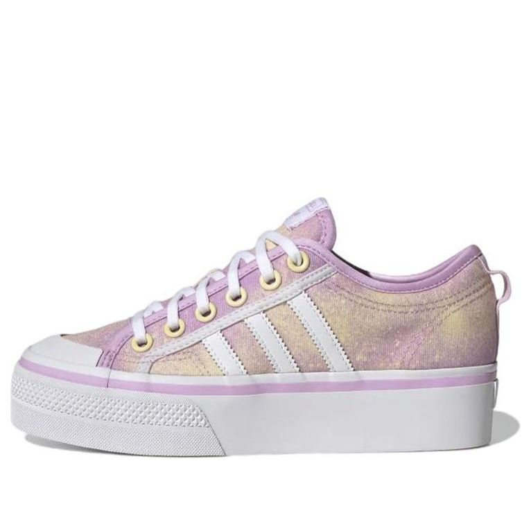 (WMNS) adidas Originals Nizza Platform 'Lilac Yellow' GY9476