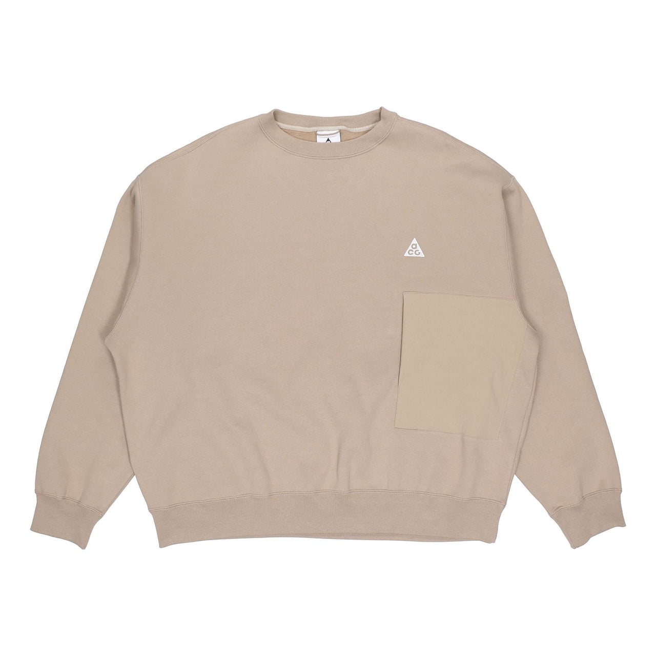Nike ACG Solid Color Casual Sports Round Neck Khaki CV0683-247