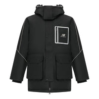 New Balance Sportswear Hooded Jacket 'Black White' AMJ14320-BK