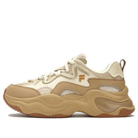 (WMNS) FILA FUSION BUBBLE Platform Sneakers 'White Tan' T12W341301FPA