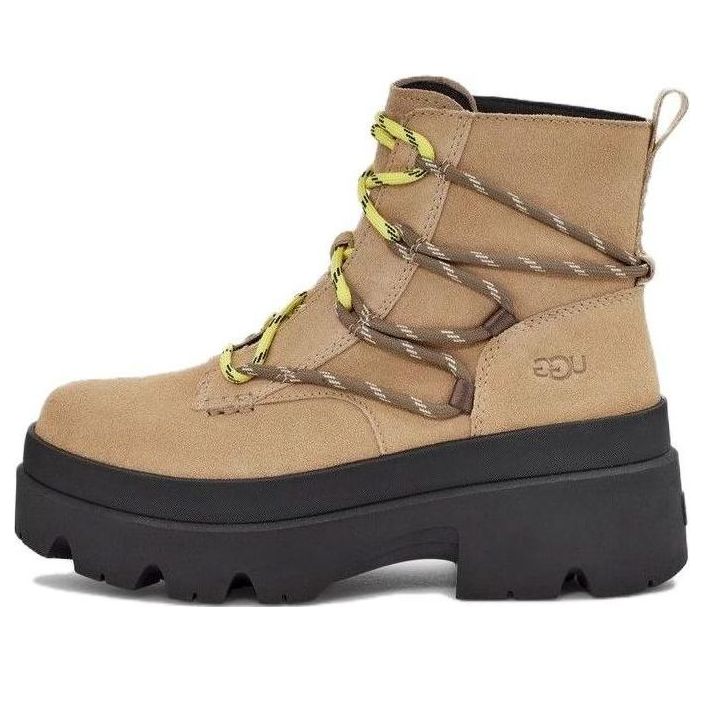 (WMNS) UGG Brisbane Lace Up Boot 'Mustard Seed' 1143841-MDSD