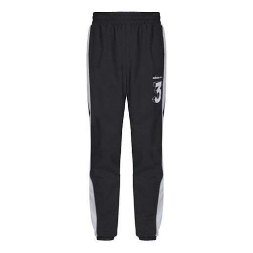 adidas neo Woven Athleisure Casual Sports Long Pants Black EJ7065