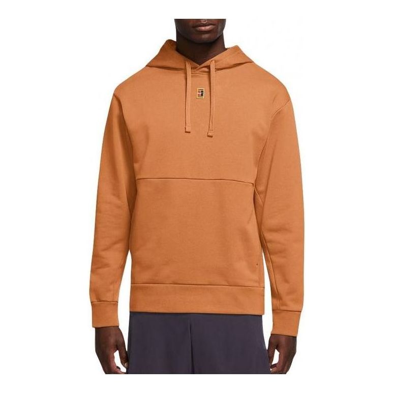 Nike Court Heritage Fleece Tennis Hoodie 'Orange' CU4489-808