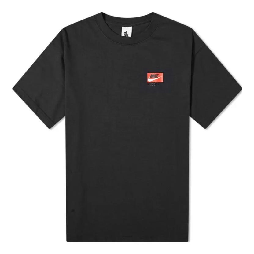Nike ISPA Logo Tee 'Black University Red' CT8420-010