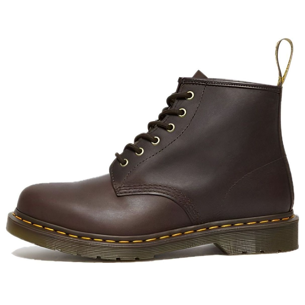 Dr. Martens 101 Crazy Horse Leather Ankle Boots 'Dark Brown' 27761201