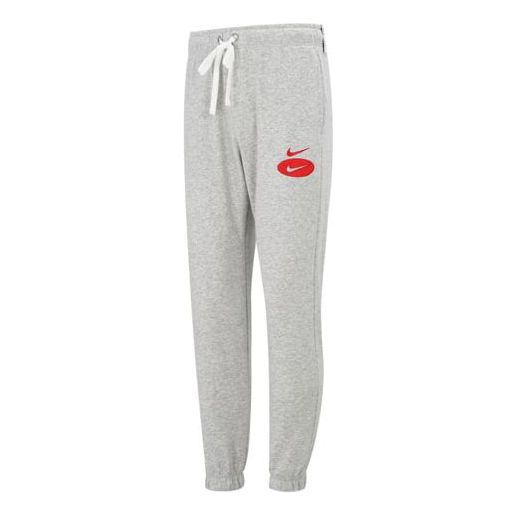 Men's Nike Large Logo Printing Loose Casual Sports Pants/Trousers/Joggers Autumn Gray DM5472-050