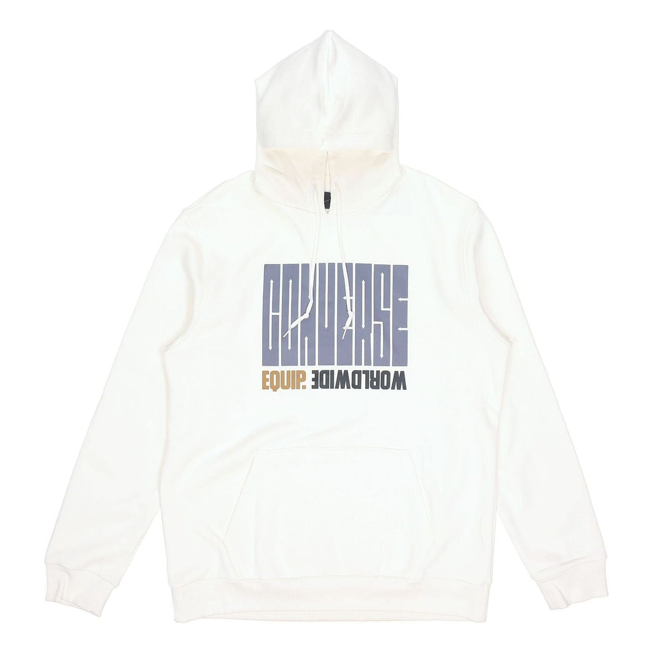 Converse Equip Worldwide Graphic Hoodie 'White' 10021272-A01