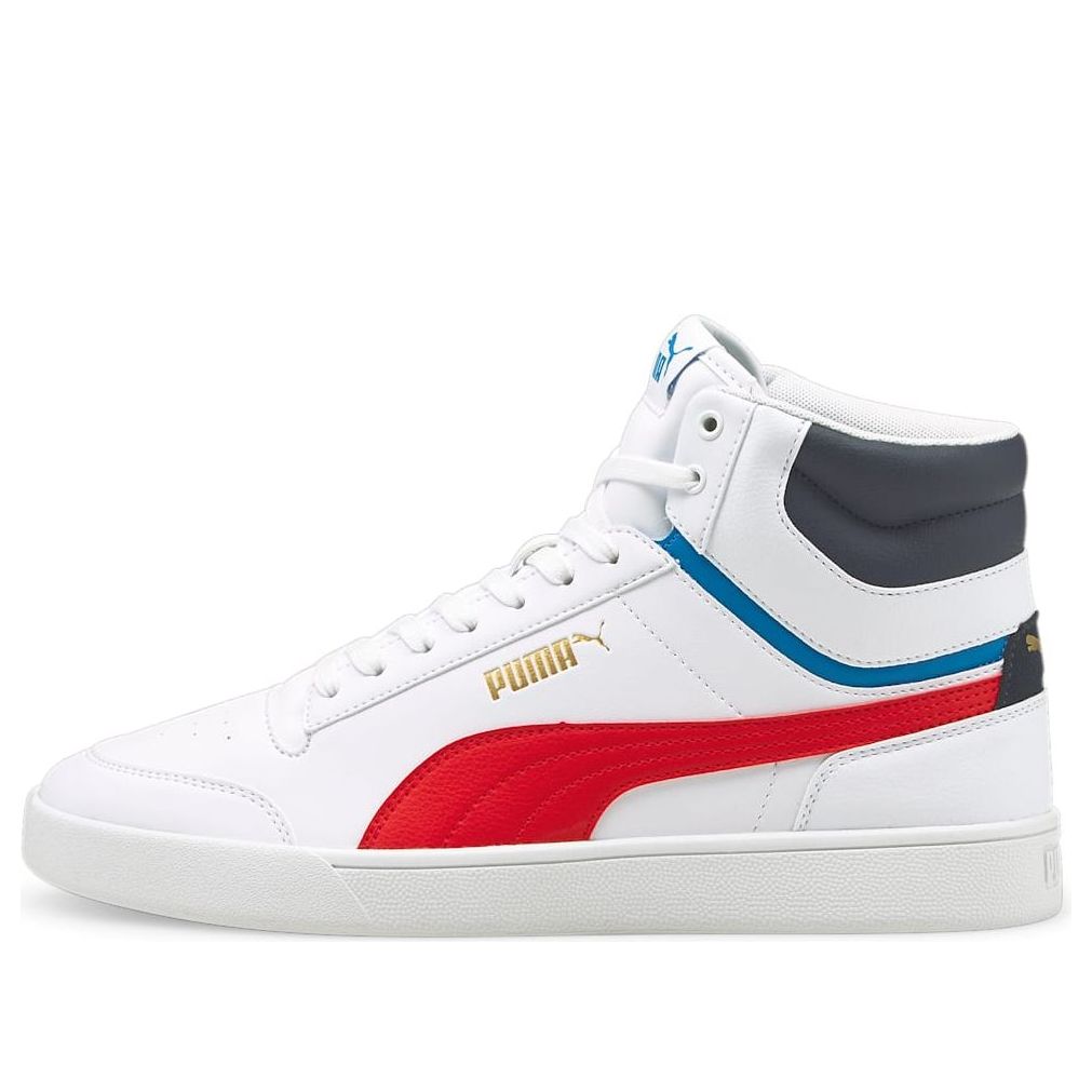 PUMA Shuffle Mid 'White High Risk Red' 380748-03