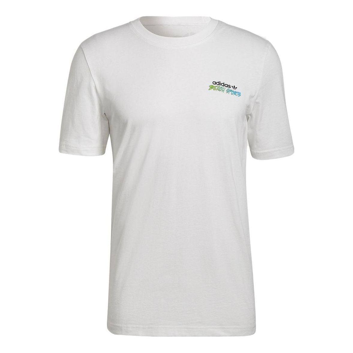 adidas originals Graphic Stoked Fish Flowers T-shirt 'White Multi-Color' HC7143