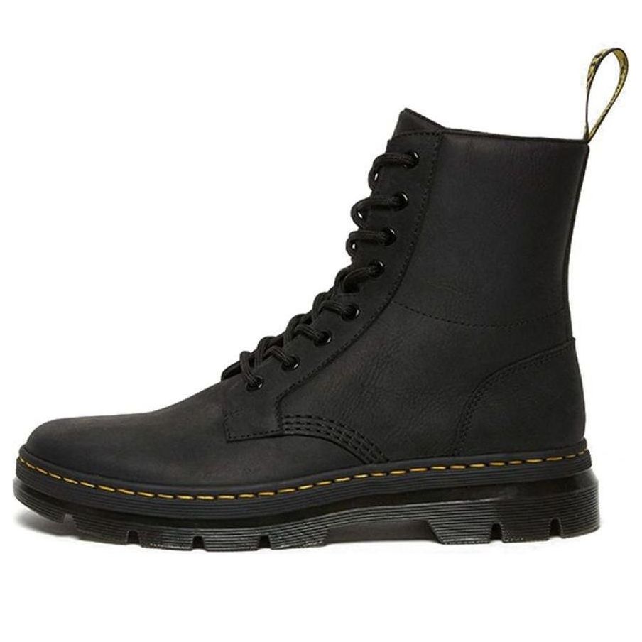 Dr. Martens Combs Leather Casual Boots 'Black' 26007001