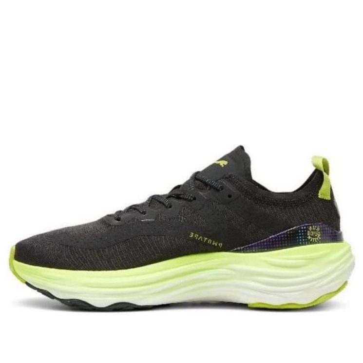 PUMA ForeverRun NITRO Running Shoes 'Black Solar Green' 380073-01