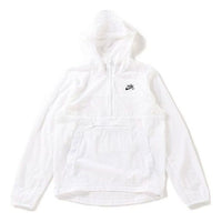 Nike SB Anorak Jacket Half Zipper ultra thin Athleisure Casual Sports White AO0297-100