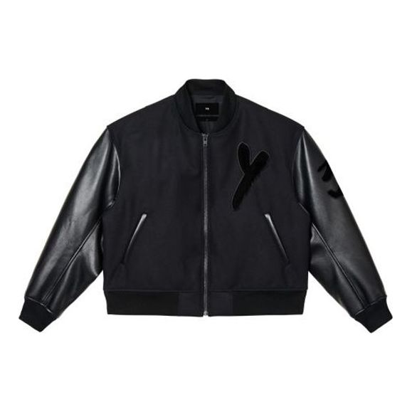 adidas Y-3 Letterman Jacket 'Black' IA3101