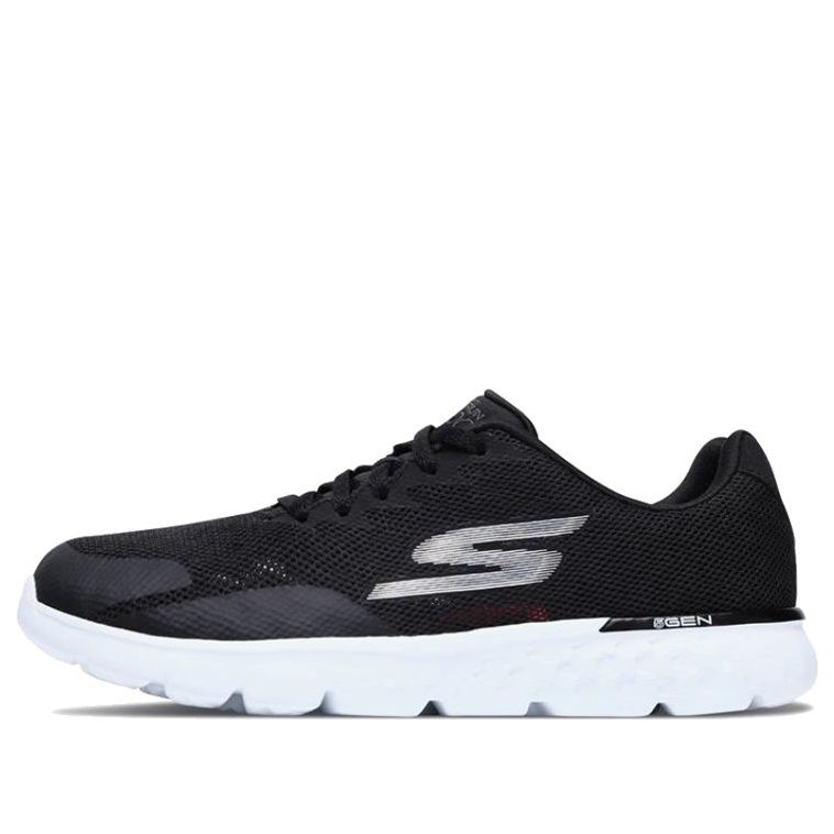 (WMNS) Skechers Go 400 Black/White 15299-BKW