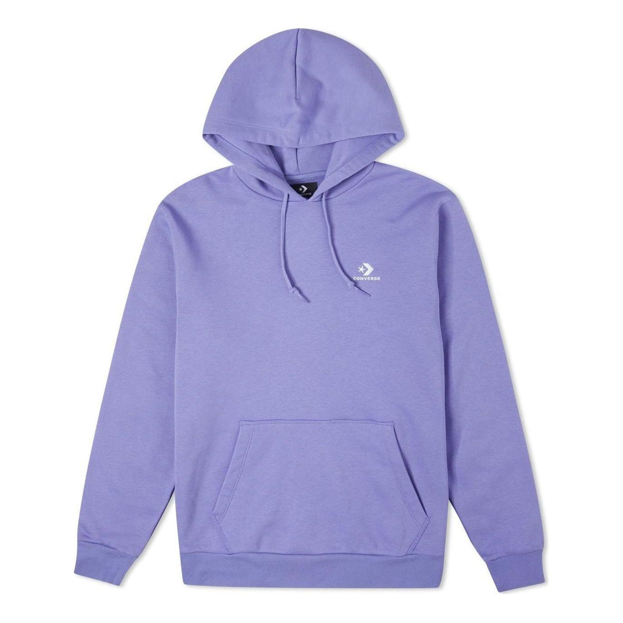 Converse Embroidered Star Chevron Pullover Hoodie 'Purple' 10019923-A29