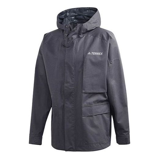 adidas Outdoor Sports Jacket Coat Male Grey GL7399